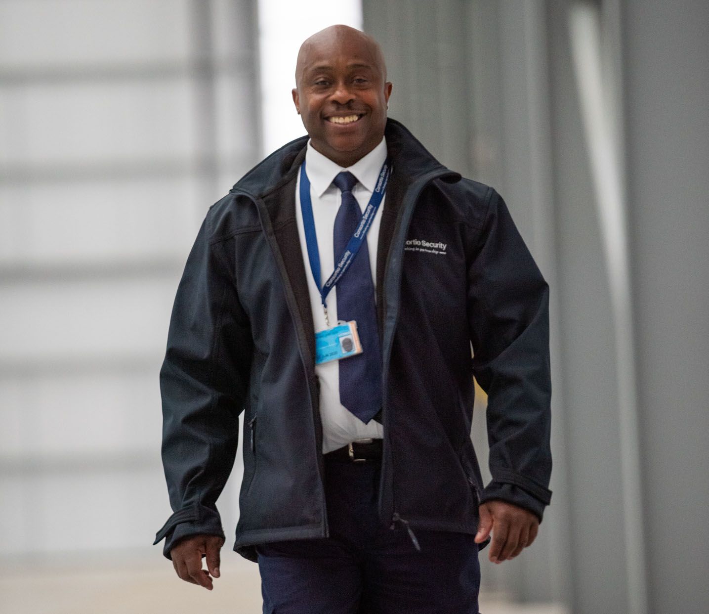 Man with SIA badge